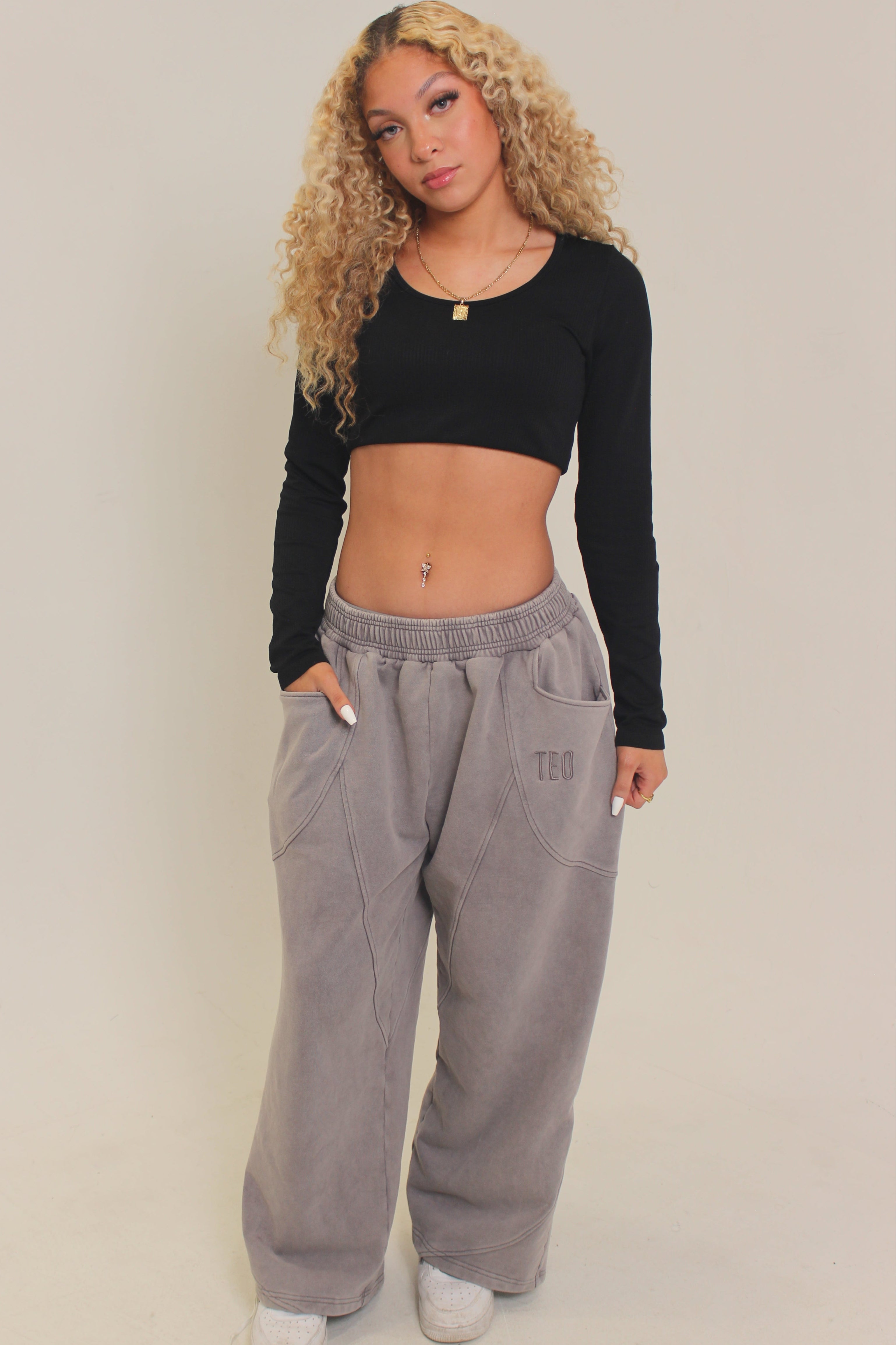 RIPPLE SWEATPANTS (SHADOW)