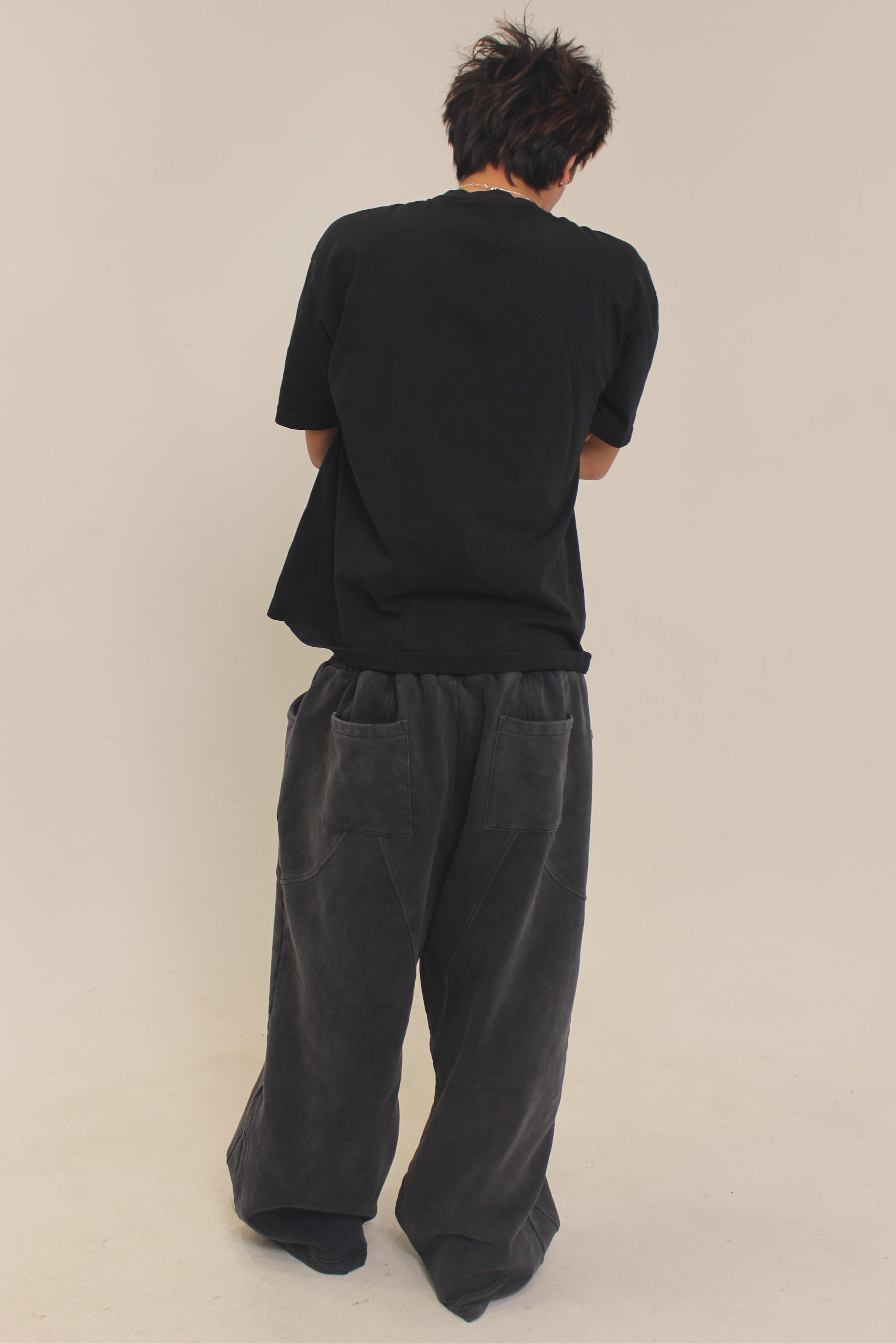 RIPPLE SWEATPANTS (CHARCOAL)